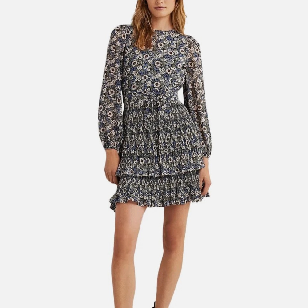 Boden Plisse mini dress size 6